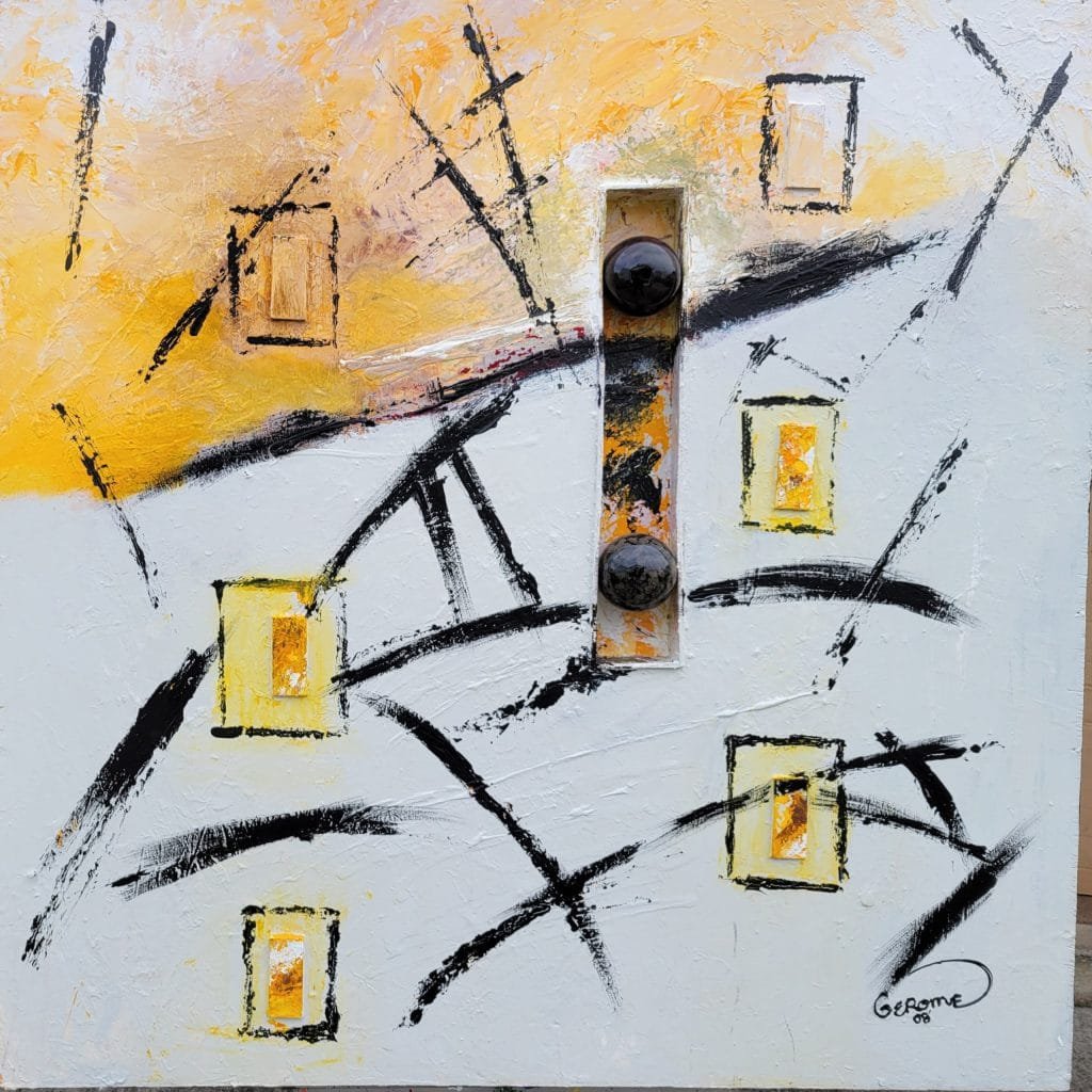 Abstract artwork entitled: “Feng Shui”